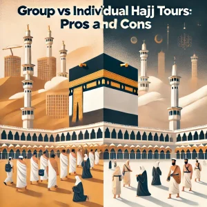 Group vs. Individual Hajj Tours: Pros and Cons.